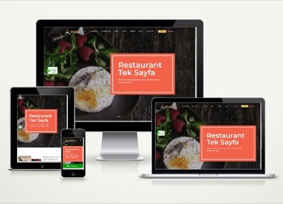 Restaurant Web Sitesi Onepage